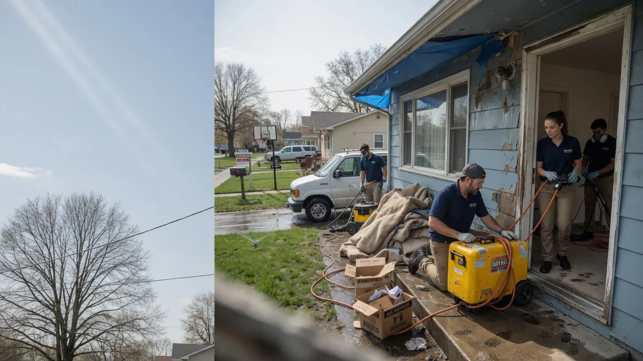Basement Flood Cleanup in Rice, TX near me